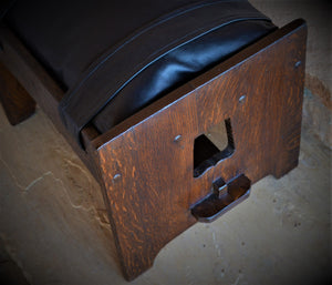 c1910 Lakeside Crafts Shop Cutout Footstool