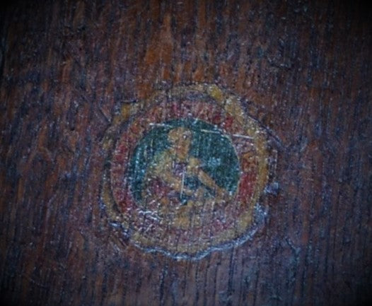 c1910 Lakeside Crafts Shop Cutout Footstool