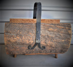 Vintage Rustic Log Holder