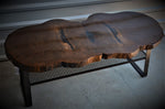 Walnut Book Match Coffee Table