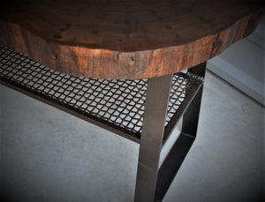 Walnut Book Match Coffee Table