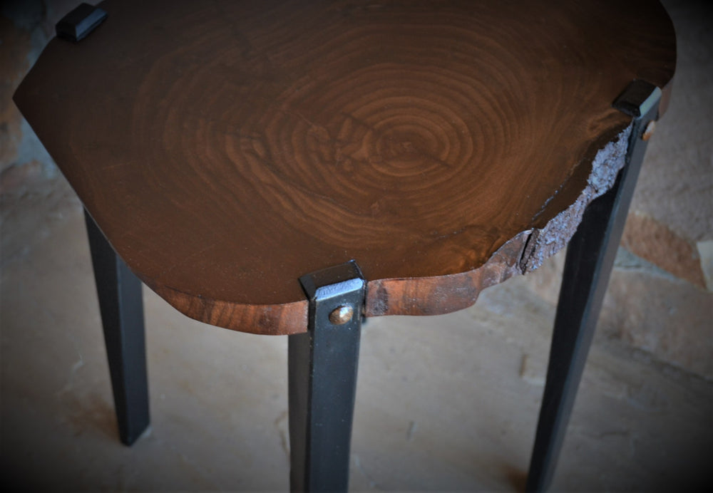 Mesquite Live Edge Side Table